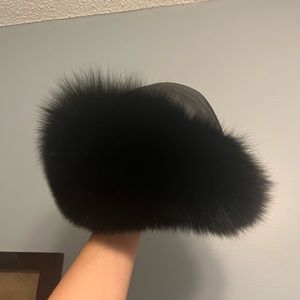 Finn Fox Fur Roller Hat. Saga Furs